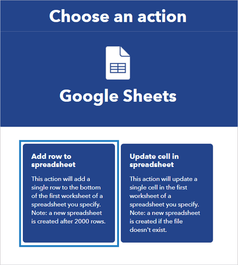 google sheet line 7